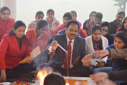 Principal Sir and Staff Performed Hawan on the Occasion of New Year 2018